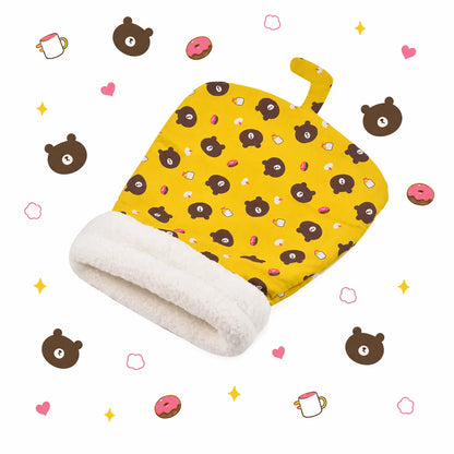 Warm Calming Cave Bed for Small Pets