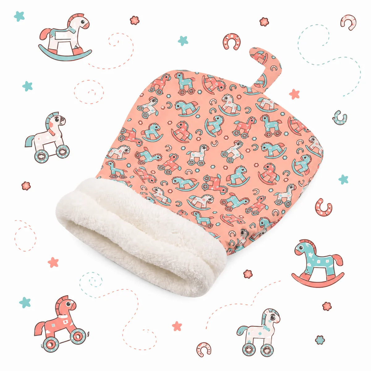 Warm Calming Cave Bed for Small Pets